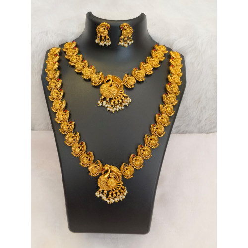 Peackock Neckless combo (Long and short)
